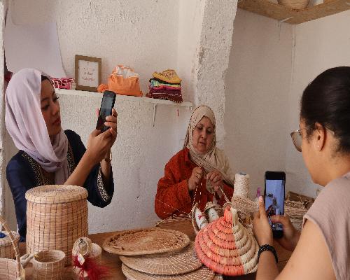 L'Éco-Création : Atelier de Arjoun de Palmier avec Madame Lamia - photo 2