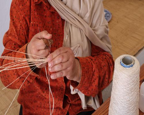 L'Éco-Création : Atelier de Arjoun de Palmier avec Madame Lamia - photo 4