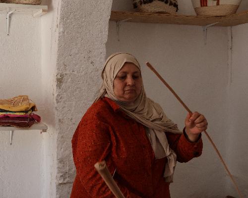 L'Éco-Création : Atelier de Arjoun de Palmier avec Madame Lamia - photo 5